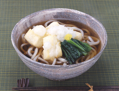 揚げもちのみぞれうどん