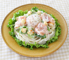 シーザーサラダ風うどん