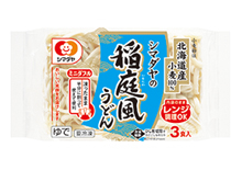 冷凍 シマダヤの稲庭風うどん 3食（国産小麦粉使用）〈ミニダブル〉