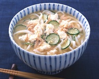 豆腐の冷汁うどん
