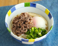 冷しぶっかけ肉うどん